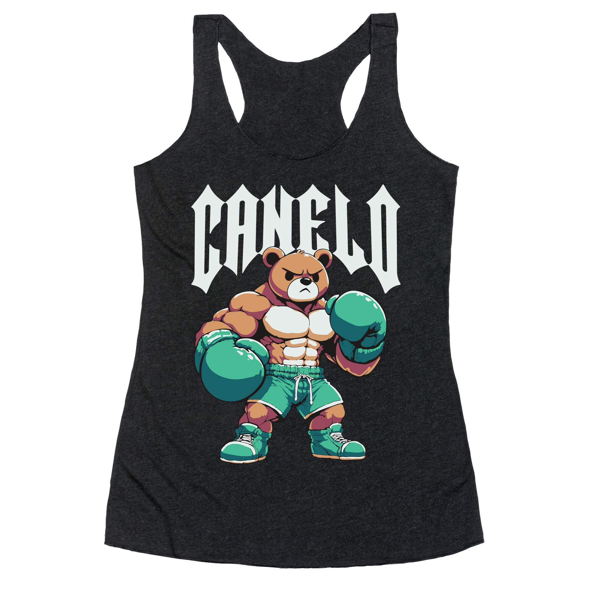 Canelo Teddy Bear Racerback Tank